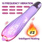 Sildošais G-punkta vibrators ar mēles stimulatoru – uzlādējams — Foto 3