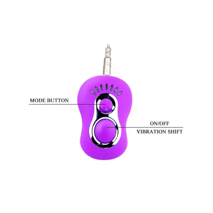 BAILE Butterfly strap-on vibrators – 7 vibrācijas funkcijas Foto 5