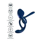 DualDrive Slimline – couples vibrating cock ring with perineum stimulator and remote — Photo 4