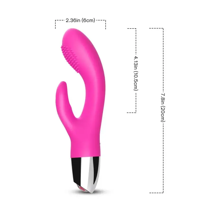 Кролик-вибратор – 20 cm (7.9″) – розовый
