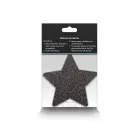 Mirdzošas zvaigžņu krūšu galu uzlīmes (2 pāru iepakojums) – melnas Foto 2