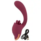 Javida divfunkciju vibrators ar laizīšanas stimulatoru – 20.6 cm – rozā — Foto 11