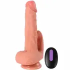 SHEQU Hayden dubultā stimulators vibrators – 16 cm (6.3″) – miesas krāsa — Foto 2