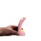 Kiotos Revolt Pink Smash 18 Small – silikoninis dildo – 15 cm — Nuotrauka 3