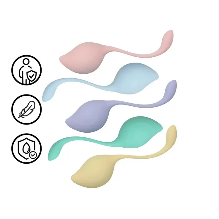 Loveline Pelvic Stem многоцветный набор тренажёров Кегеля – комплект из 5 утяжелённых тренажёров