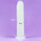 LoveToy Lumino Play Dildo – glow in the dark – TPE – 8" / 20.3 cm — Photo 11