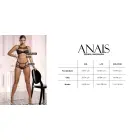 Kora One-Shoulder Bodysuit with Stocking Holders and Cross Detail – Black – L/XL — Photo 3