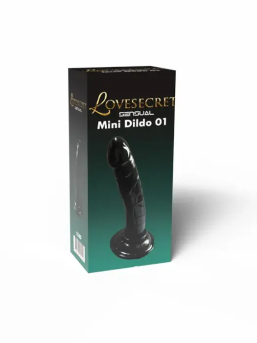 Lovesecret Mini Dildo 01 – 14 cm (5.5″) – Melns Foto 2