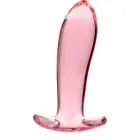 Ibiza Nebula Series Model 5 stikla anālais spraudnis – 12.5 cm – rozā — Foto 4