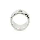 Mr. Steel ovalus varpos žiedas – 4 cm — Nuotrauka 4