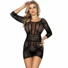 Subblime 951931 сетчатое мини-платье с открытой спиной – чёрное – One Size — Фото 1