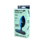 Anal Plug with Rechargeable Vibrating Insert – 11.1 cm (4.4″) – Black — Photo 1
