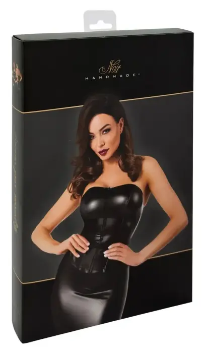 Noir Orgia Exclusive Corset Top – Black – L