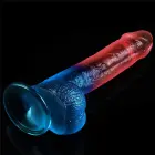 Dazzle Studs reālistisks dildo ar piesūcekni – 23 cm (9″) – Daudzkrāsains — Foto 5