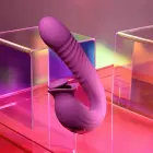 Evolved Deep Ecstasy Thrusting & Rotating Rabbit Vibrator – 16.5 cm (6.5″) – Pink — Photo 3
