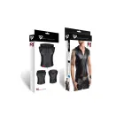Regnes Fetish Planet RMDario001 wetlook vest – black – L — Photo 1