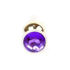 MyLove Toys Jewellery Gold analinis kištukas – 9.5 cm – Violetinis — Nuotrauka 2
