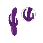 Long Beach Bootylicious trīskāršās darbības vibrators – violets — Foto 9