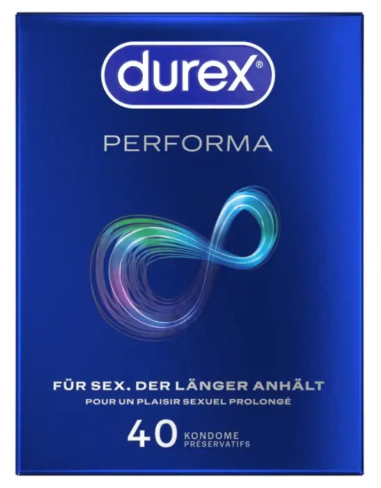 Durex Performa viivitusega kondoomid – 40 tk