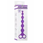 NMC 8 Inch Ribbed Silicone Beads – violetas – elastīgs graduāls dizains – 20 cm — Foto 1