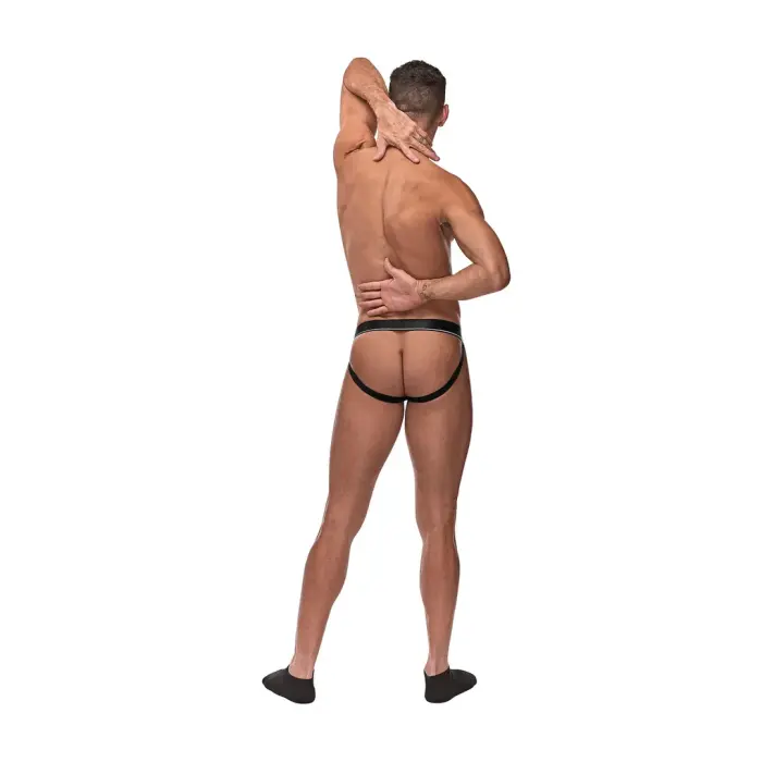Male Power Boneyard Cock Ring Jockstrap – Burgundy – S/M