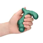 Stacked Vibrating Prostate Massager with Remote Control – Metallic Green — Photo 9