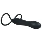 Anal Special silikona dildo – 15 cm (6″) – Melns Foto 3
