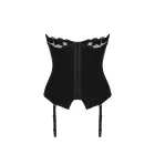 Editya Corset with Garter Straps and Back Closure – Black – M — Photo 6