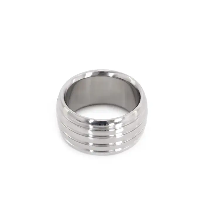 Fancy Steel Donut Cock Ring – 4 cm (1.5″)