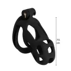 HIDDEN DESIRE Penis Prison Chastity Cage – Black — Photo 4