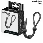 Addicted Toys Silicone Triple Loop Adjustable Intimate Ring 19.5 cm (7.7″) – Black — Photo 1