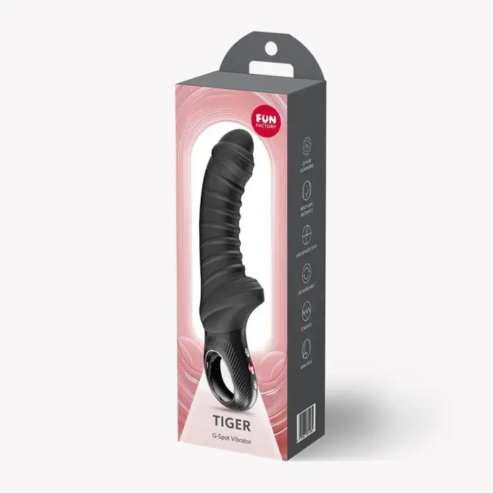 Вибратор для точки G Tiger – 22.5 cm (8.8″) – черный