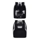 TDEulalia001 PVC svārki – melni – XXL — Foto 6