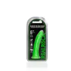 Slim reālistisks dildo ar piesūcekni - tumsā spīdošs - 15.5 cm (6″) — Foto 1
