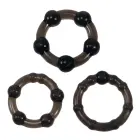 Me You Us Easy Squeeze Cock Ring Set – Black — Photo 2