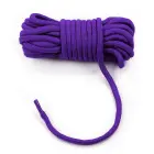 10 meters Fetish Bondage Rope – bondaaži nöör – puuvill – lilla – 10 m — Foto 3