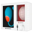 Wearwatch виброяйцо с пультом-часами WatchMe – синий/розовый — Фото 5