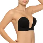 Bye Bra U-Style поддерживающий бюстгальтер Cup B – чёрный — Фото 3