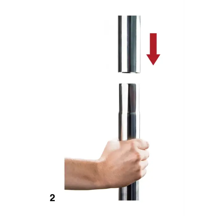 Ouch! Deju stienis – regulējams – 215–279 cm Foto 2