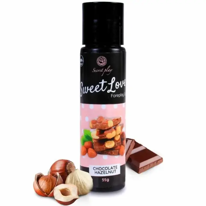 SecretPlay Sweet Love söödav librikant šokolaadi- ja sarapuupähklimaitseline – 60 ml