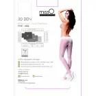 MissO P105 caurspīdīgas baltas zeķubikses ar mežģīņu jostu un atvērtu starpkāju – S/M — Foto 3