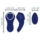 Sweet Smile RC pesuvibraator süda – 10 cm (4″) – roosa — Foto 13