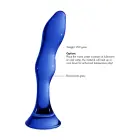 Gallant stikla dildo – 20 cm (7.9″) – Zils — Foto 7