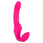 Vibrējošs bezsiksnas strapon 2 – 21.8 cm (8.6″) – rozā — Foto 2