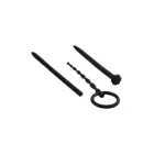 NMC 3 IN 1 Silicone Urethral Sound Kit – higiēniska elastīgā sistēma – melns — Foto 3