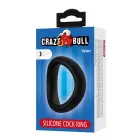 Crazy Bull Valen – Silicone Cock Ring – Black — Photo 8