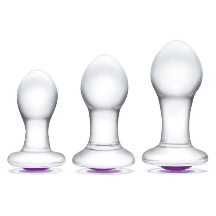 Glas Bling Glass Anal Training Kit 3-Piece