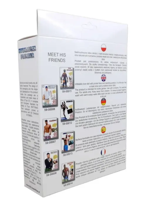 Plumber vīriešu piepūšamā mīlas lelle – 160 cm Foto 6