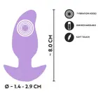 Cuties Vibrating Plug – 6 cm – Purple — Photo 11
