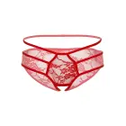 Jade avatud jalgevahega bikiinipüksid – punased – S/M Photo